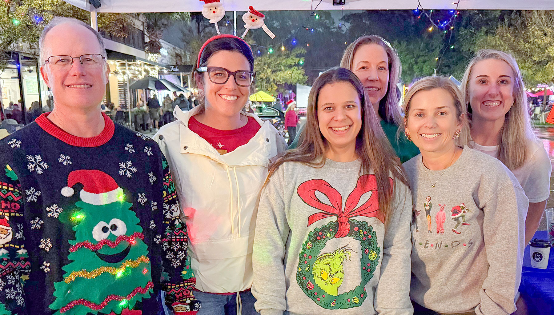 Volunteers at the Ascension St. Vincent's craft table