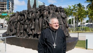 Last ride? Miami archbishop rides for St. Luke’s amid talk of final year
