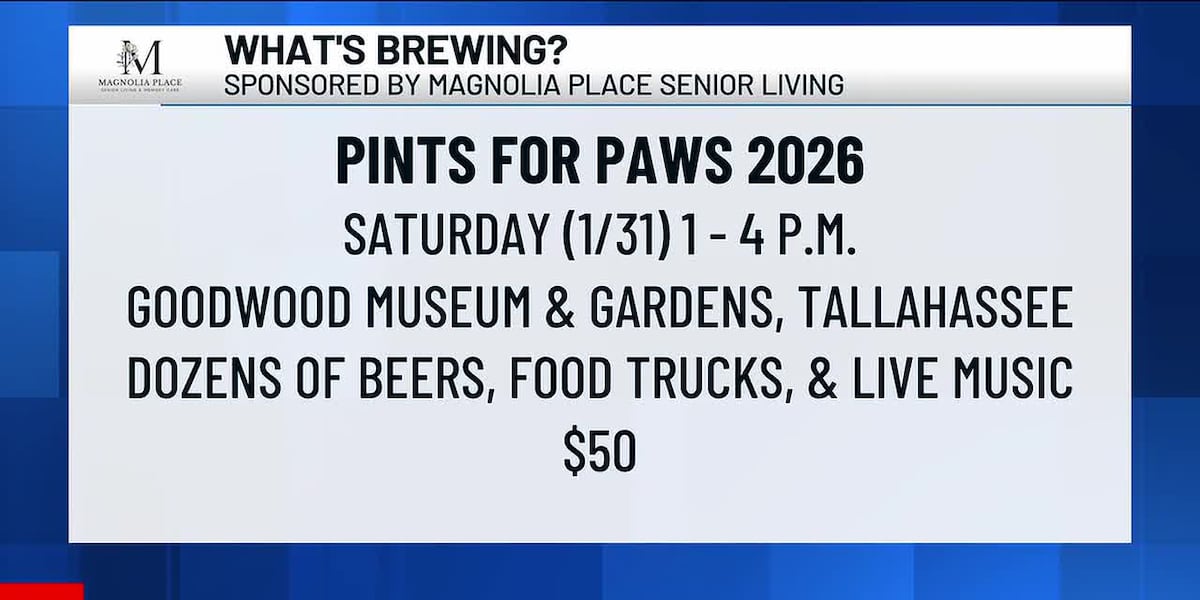What’s Brewing - Pints for Paws 2026