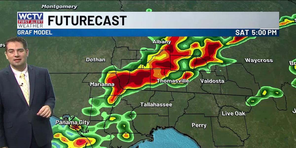Timing out your weekend showers for Tallahassee, the Big Bend and South Georgia