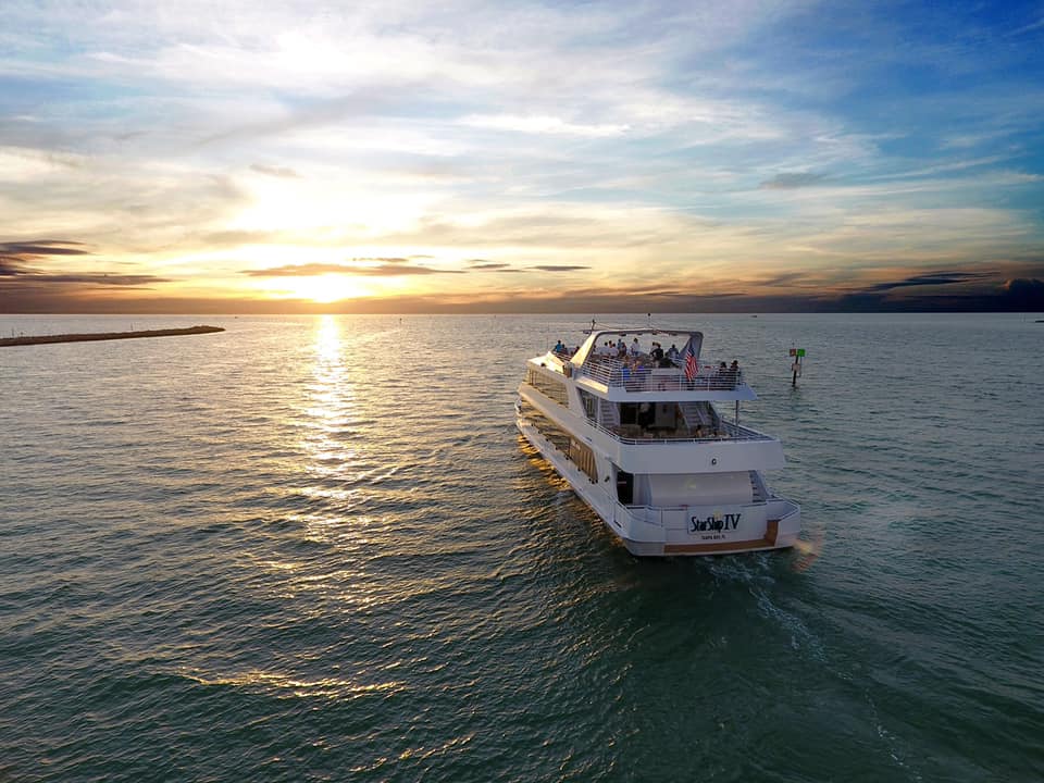 A cruise aboard Yacht Starship is one of Tampa Bay's premier Valentine's Day Events