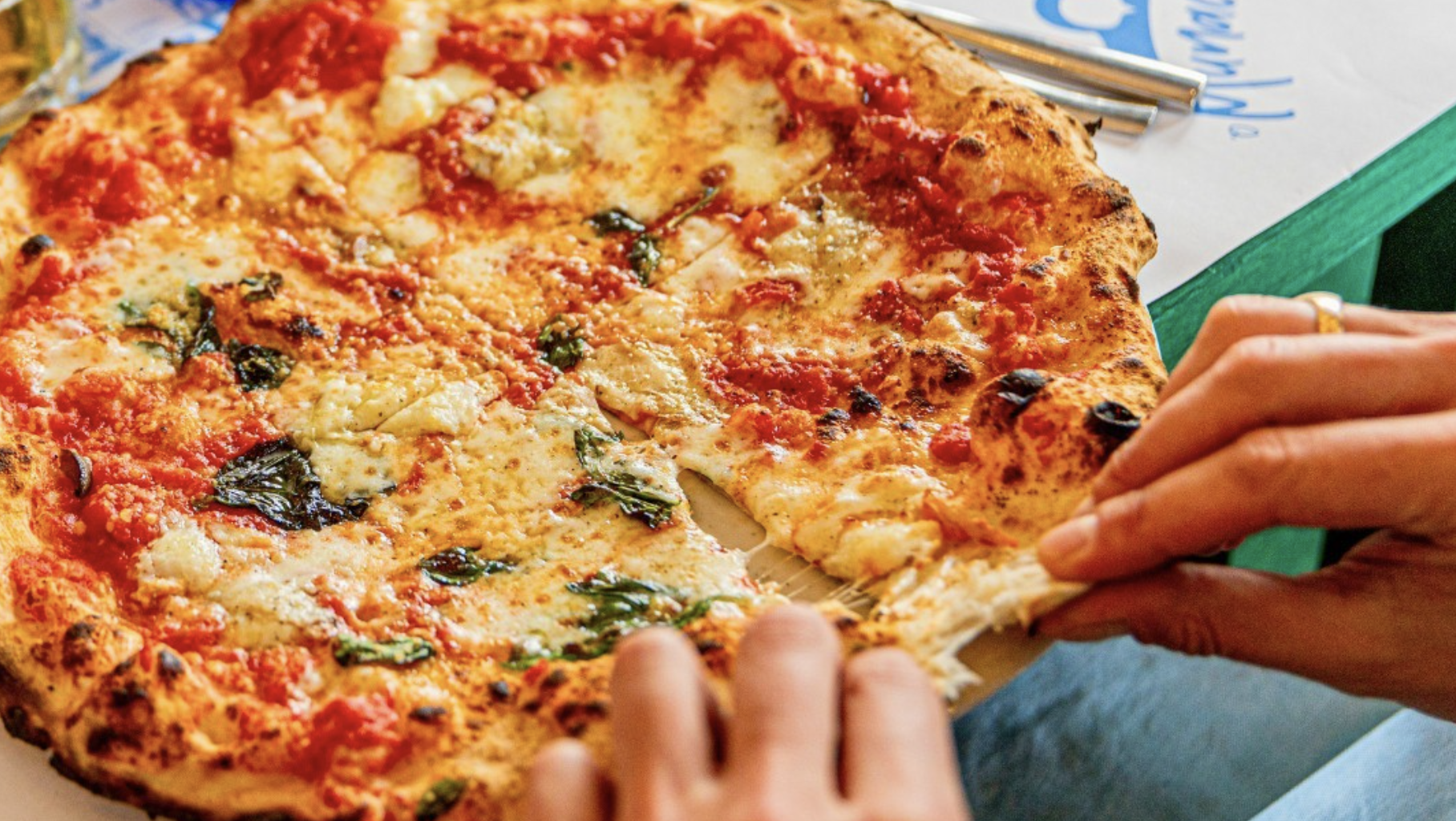 cheese pizza with toppings