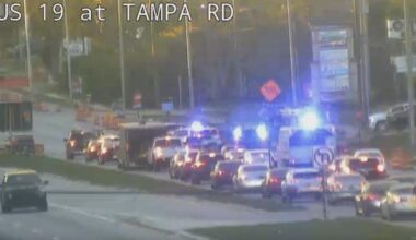 Pinellas County deputy, driver injured in US-19 crash