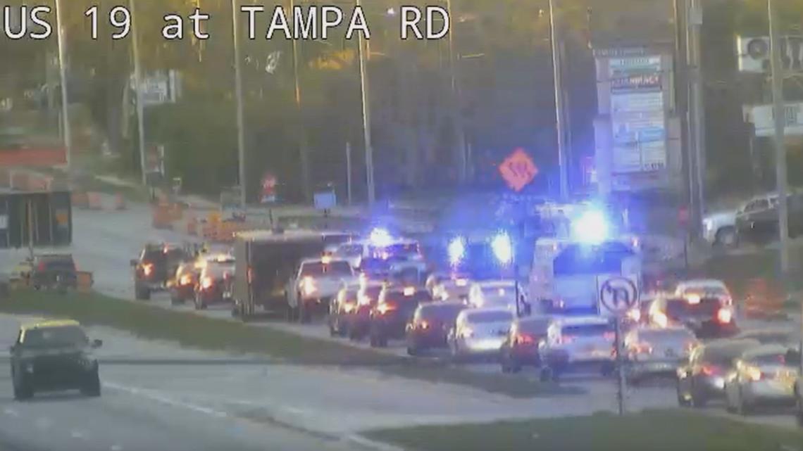 Pinellas County deputy, driver injured in US-19 crash