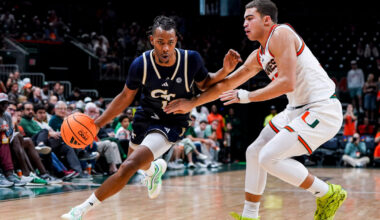 Jackets Stage Rally, but Fall at Miami – Men's Basketball — Georgia Tech Yellow Jackets
