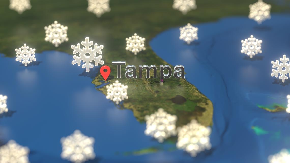Could it snow in Tampa this weekend?