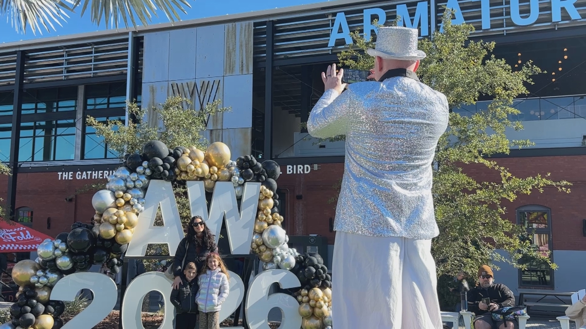 What events are ringing in the chilly New Year across Tampa Bay?
