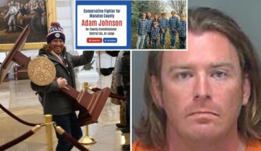 Pardoned Jan. 6 rioter who hauled Nancy Pelosi's lectern around US Capitol runs for office in Florida