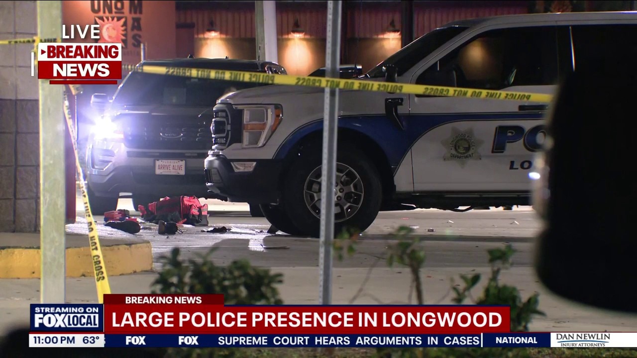 Longwood gas station blocked off with large police presence