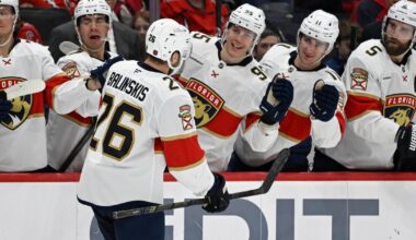 Florida Panthers rebound from 8-goal loss to Carolina Hurricanes, beat Capitals 5-2 in Washington