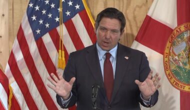 Gov. DeSantis holding press conference in Pinellas Park
