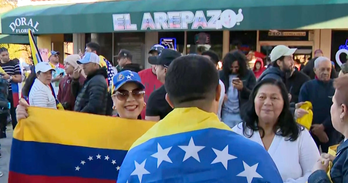 Joy, tears and chants of "freedom" as Venezuelans in South Florida react to Nicolas Maduro's capture