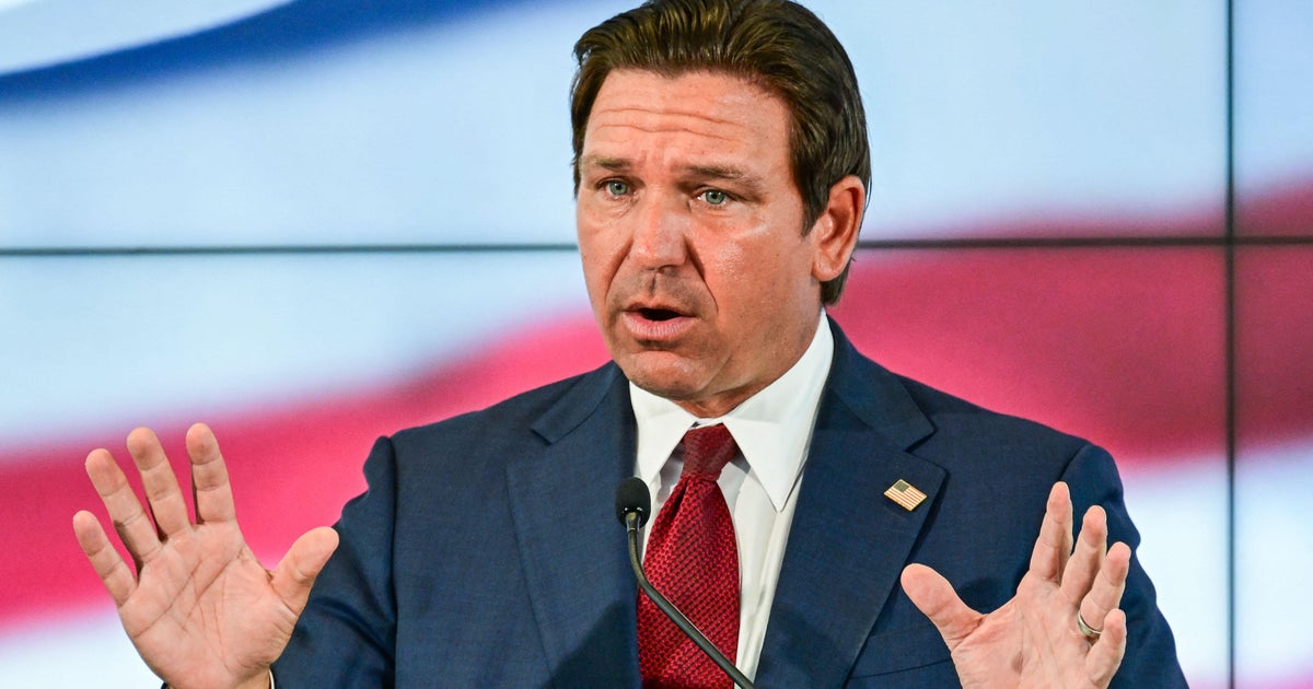 Florida Gov. Ron DeSantis holding news conference in Davie
