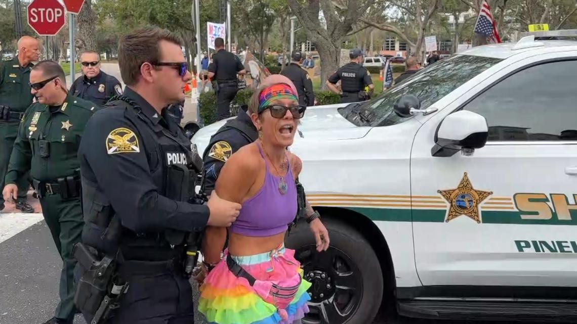 2 arrested as immigration protests continue outside DHS recruitment event in St. Petersburg