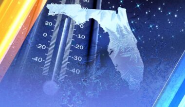 Florida residents brace for wind chills just above freezing