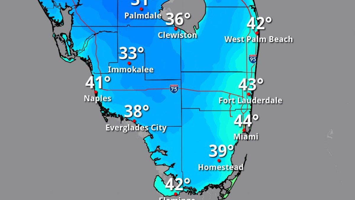What is a cold weather advisory? Alert issued in South Florida – NBC 6 South Florida