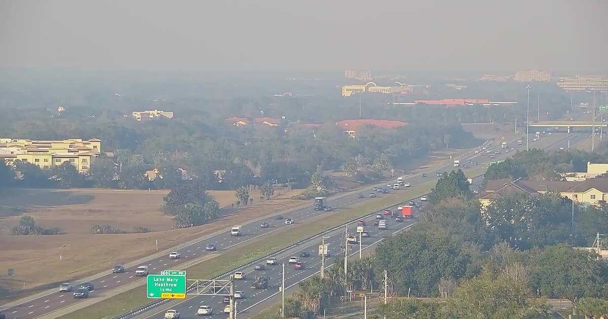 Seeing smoke? Here's what's causing hazy skies over Orlando area