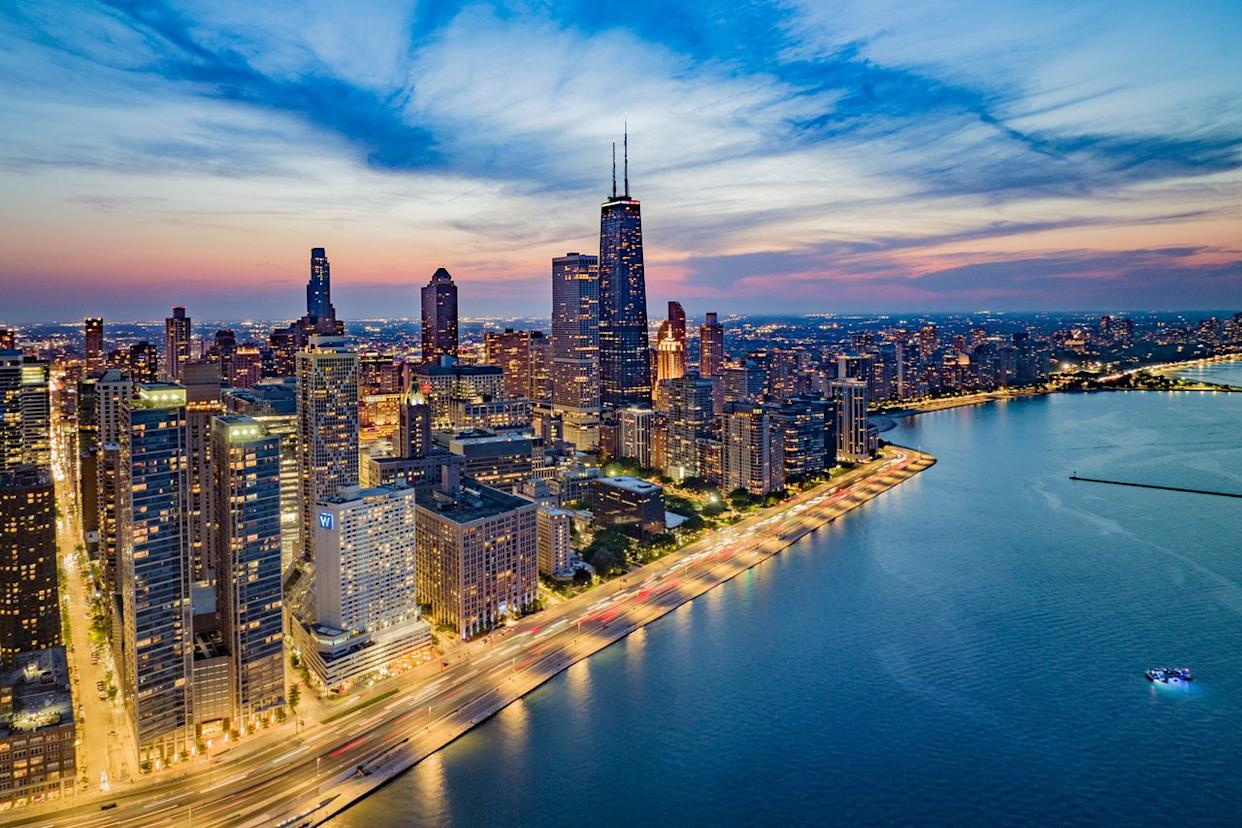 Chicago skyline Getty