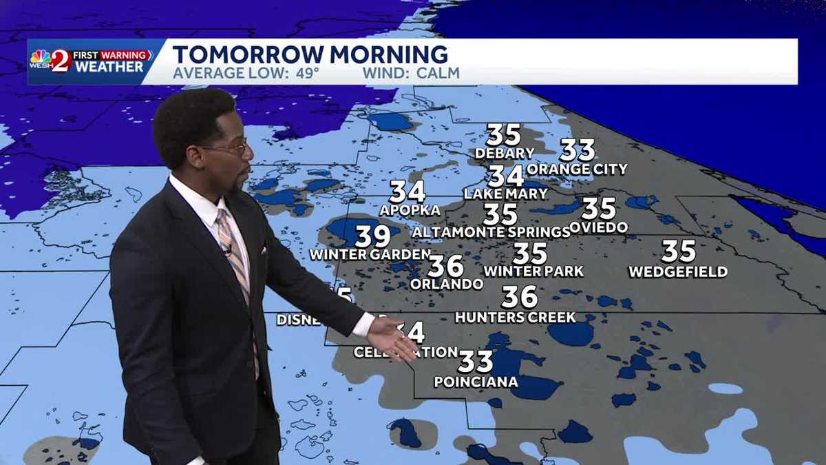 Freeze warnings, cold weather advisories across Central Florida