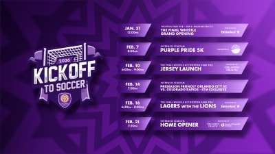 Orlando City SC & Orlando Pride launch new pop-up bar for 2026 Kickoff to Soccer events