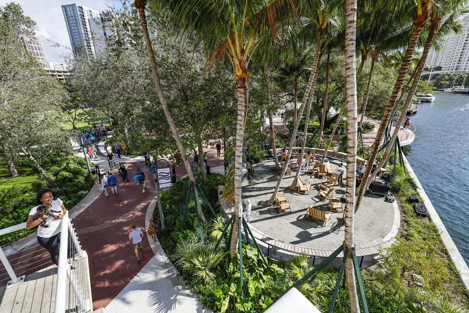 Huizenga Park reopens to the public in Fort Lauderdale on Saturday, January 24, 2026.