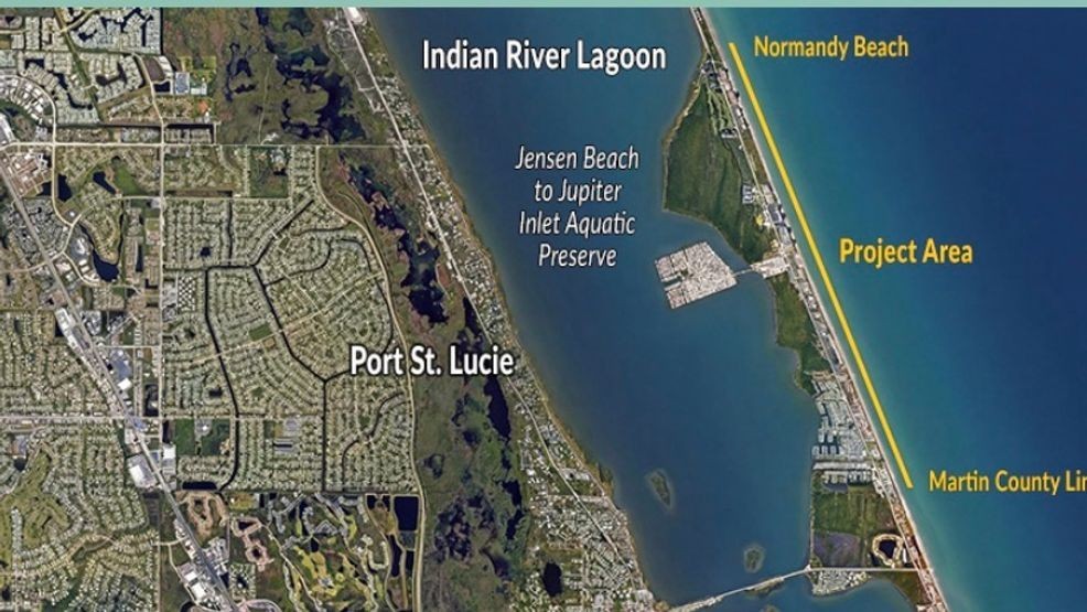 {p}Another multi-million-dollar project beginning in St. Lucie County. Starting Monday, parts of about 3.3 miles of popular shoreline on Hutchinson Island will face intermittent closures part of the 'South St. Lucie County Coastal Storm Risk Management Project.' (SLC Government){/p}{p}{/p}