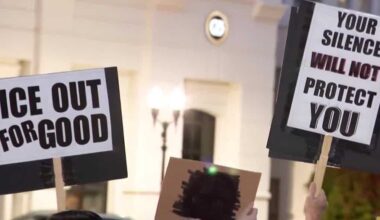 Protesters gather in downtown Orlando to demand ICE's removal