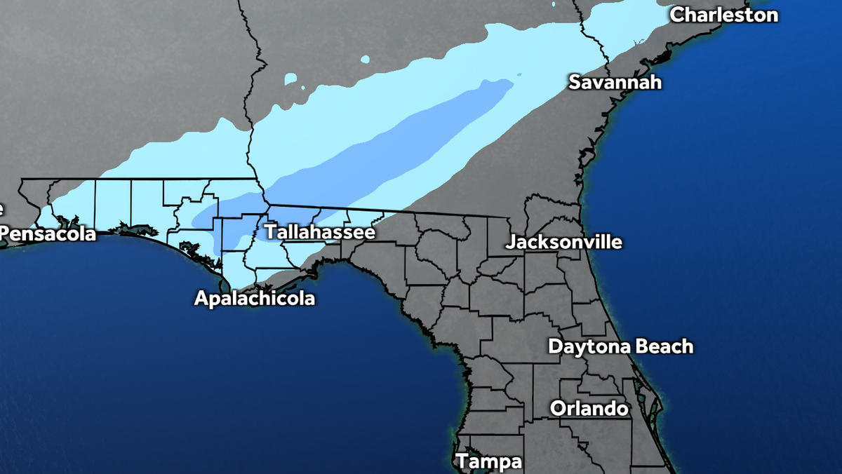 Cold blast could bring snow to Florida?