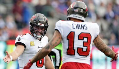 Buccaneers QB Baker Mayfield believes WR Mike Evans will return to Tampa Bay in 2026