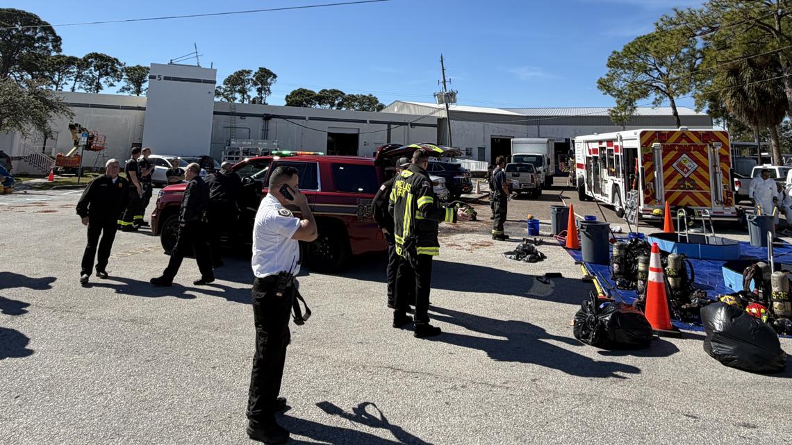 Hazmat crews respond to Pinellas Park business fire