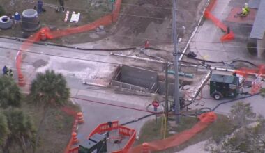 Person falls into trench at Safety Harbor construction site