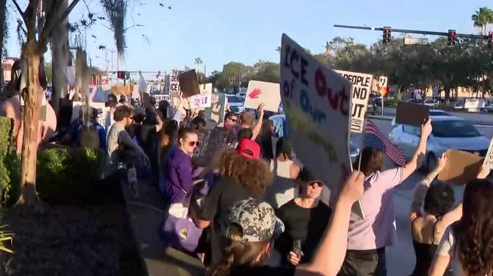 Orlando protesters demand abolition of ICE