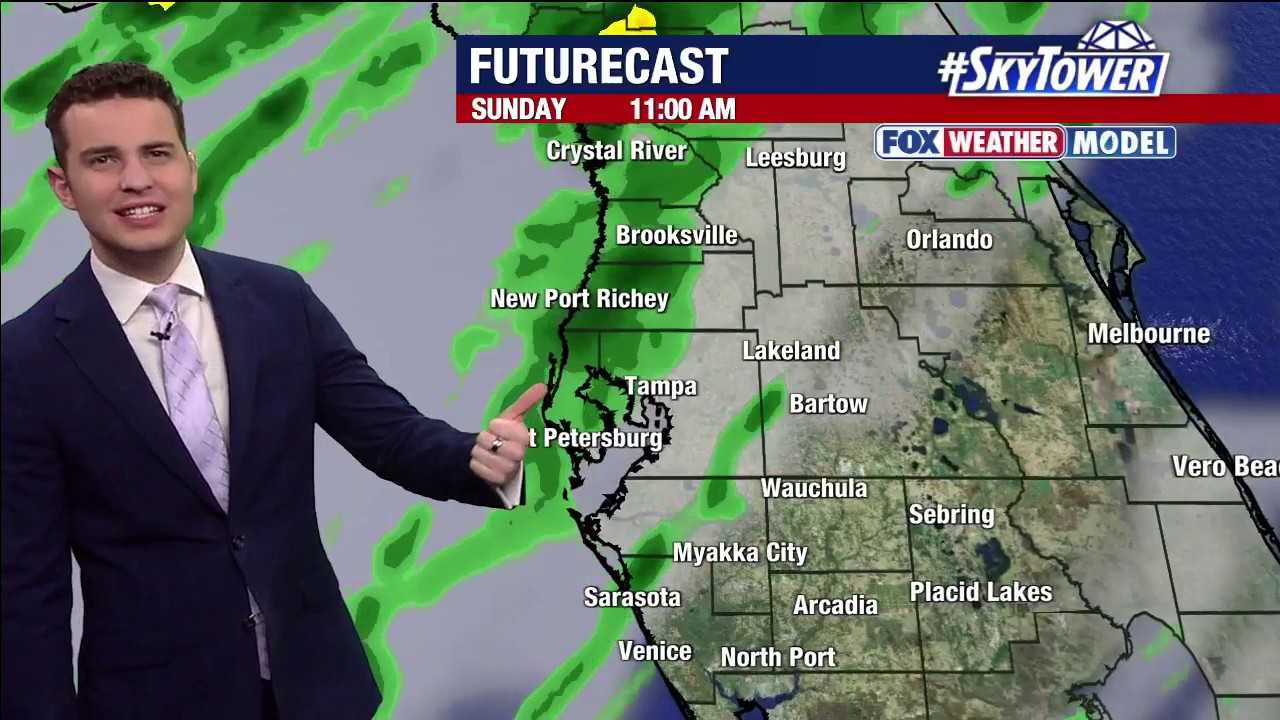Tampa Weather | Spotty showers for Sunday