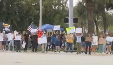 Protesters at Florida International University demand answers, accountability in wake of deadly Minnesota shootings