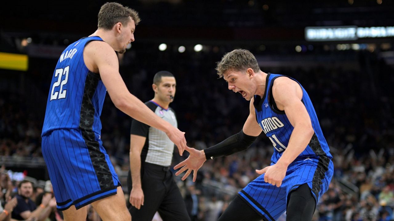 Magic forward Franz Wagner is expected to return to action on Thursday when Orlando plays the Memphis Grizzlies in the NBA Berlin Game. (AP Photo/Matt Slocum)