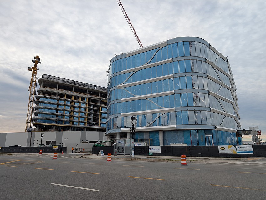 The One Tower Court office building is located across from Gator Bowl Boulevard and will be the Jaguars headquarters beginning in February 2026.