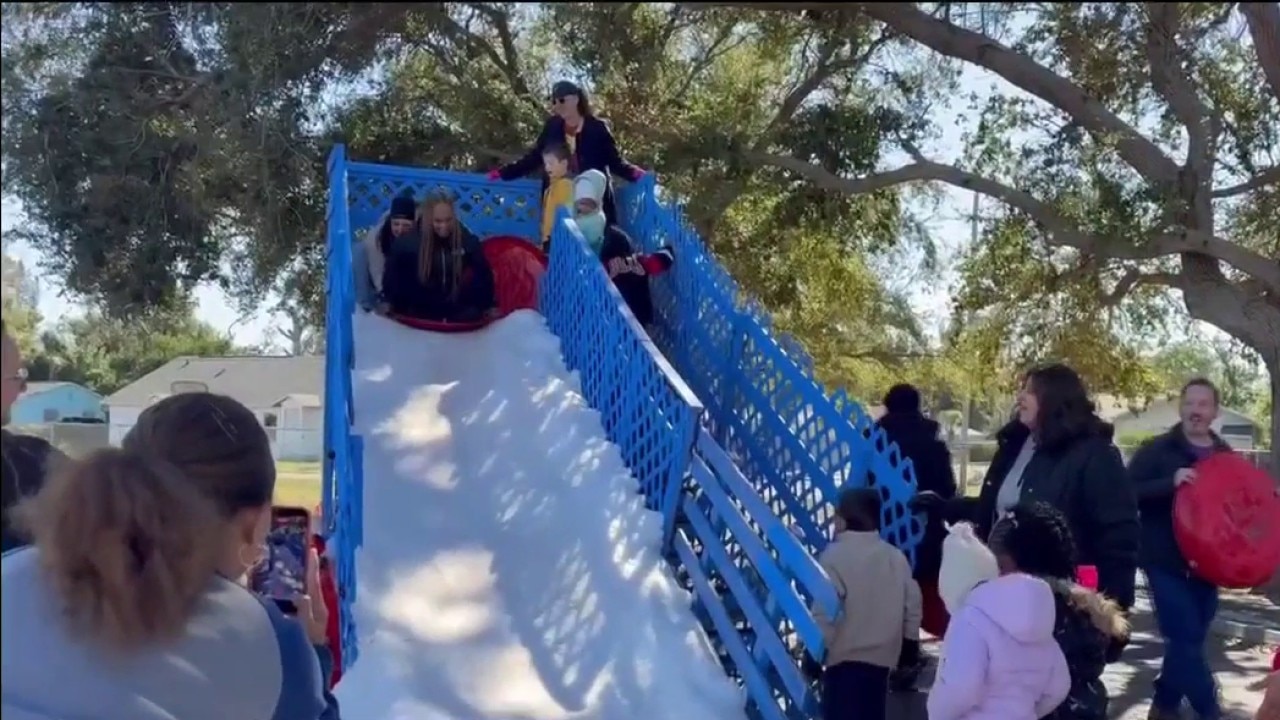 Florida snow day learning experience for students