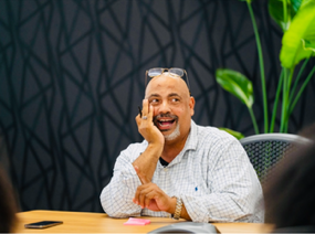 He walked into Fat Tuesday at 1:56 a.m. Now he wants to give people a way out of doomscrolling.