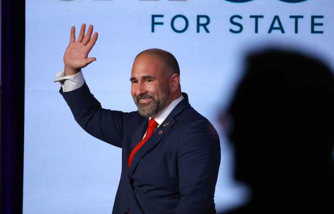 KISSIMMEE, FLORIDA - NOVEMBER 04: Florida State Sen. Jay Collins attends the Florida Freedom Summit at the Gaylord Palms Resort on November 04, 2023 in Kissimmee, Florida. The Republican Party of Florida hosted the summit as candidates continue to campaign across the country. (Photo by Joe Raedle/Getty Images)