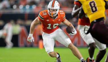 Indiana football transfer portal target: Miami TE Brock Schott
