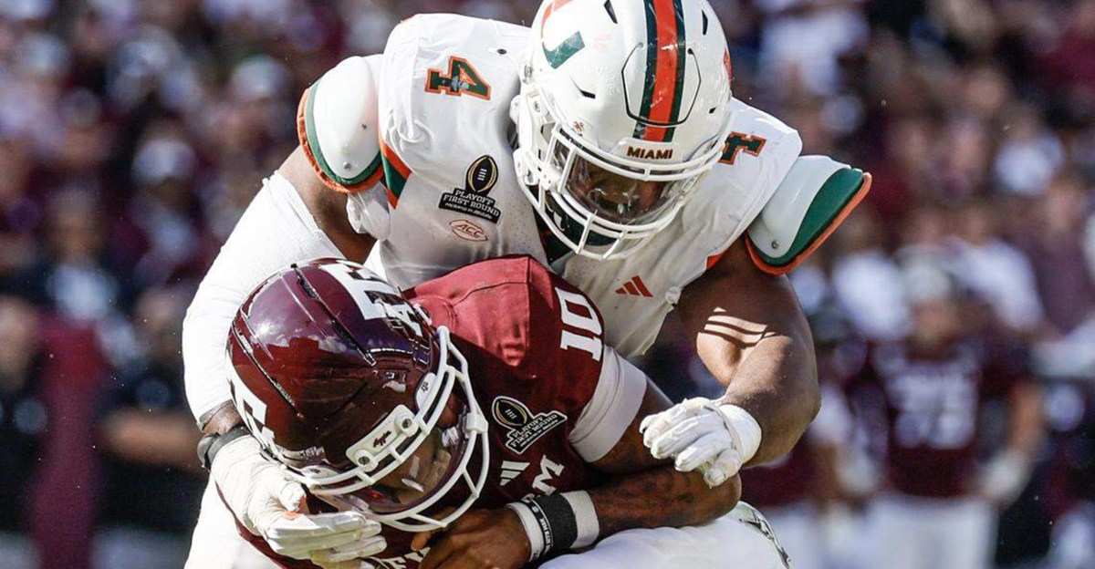 Miami’s success against mobile QBs will need to continue against Ole Miss in the Vrbo Fiesta Bowl CFP Semifinal