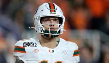 Carson Beck interception: Miami QB bemoans game-sealing error, end of college career