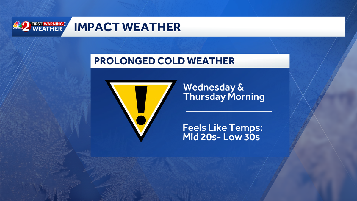 Record low temps expected in Orlando, Florida this week