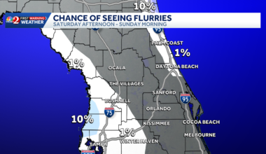 Record low temps expected in Orlando, Florida this week