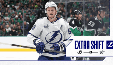Mishkin's Extra Shift: Lightning 4, Stars 1
