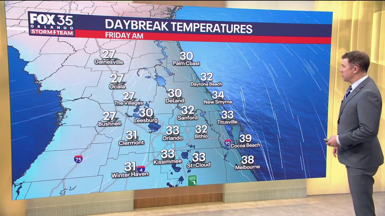 Orlando weather: Central Florida braces for wintry weather