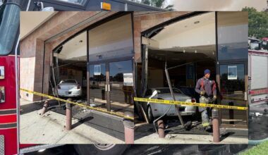 Local Driver Survives Crash After Vehicle Hits Building