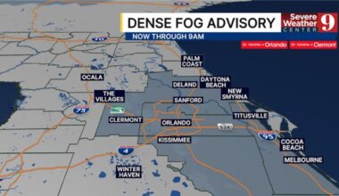 Dense Fog Advisory issued in Central Florida – WFTV