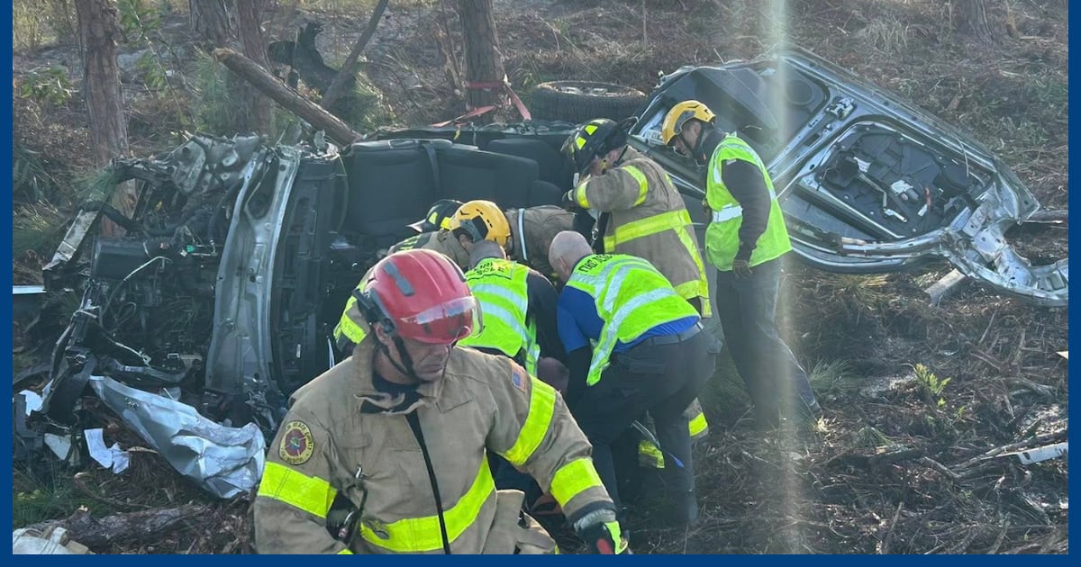 Single-Vehicle Crash on Florida Turnpike: 1 Airlifted, Northbound Delays