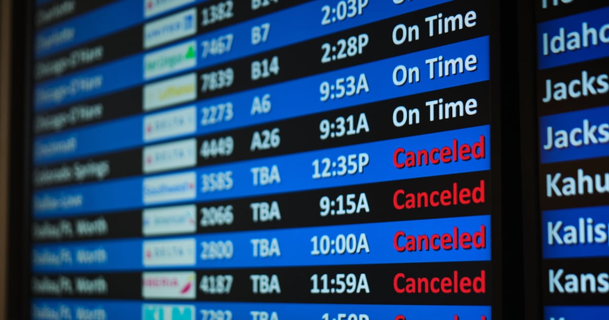 Winter weather causes more flight delays and cancellations at JIA – Action News Jax